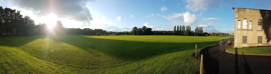 looking north across the Tolka flood plain from the Seminary