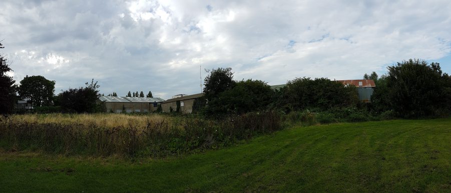 the north-western most corner of the lands