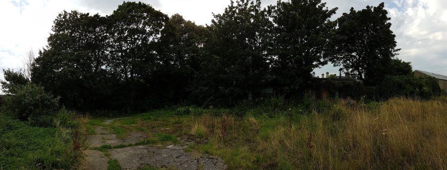 heading south from the north-western corner