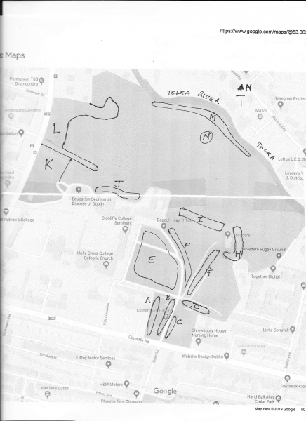 Inventory of the trees at the Holy Cross site