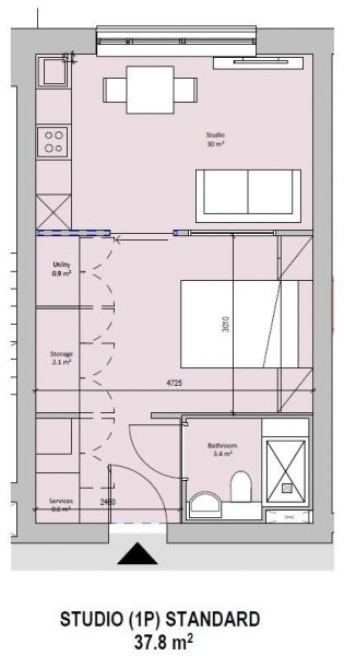 standard studio - no balcony